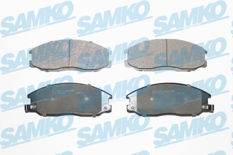Комплект гальмівних колодок SSANGYONG KYRON, KIA CARNIVAL, HYUNDAI SANTA, SAMKO (5SP860)
