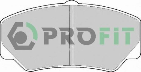 Комплект гальмівних колодок FORD TRANSIT, PROFIT (50000450)