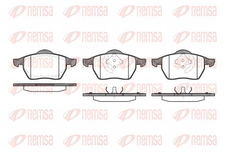 Гальмівних колодок комплект, FORD CAPRI SEAT IBIZA SKODA OCTAVIA, REMSA (039020) Гальмівних колодок комплект, FORD CAPRI SEAT IBIZA SKODA OCTAVIA, REMSA (039020)