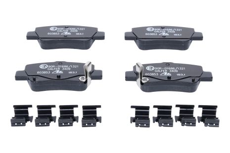 Комплект гальмівних колодок TOYOTA AVENSIS, ATE (13046038532)