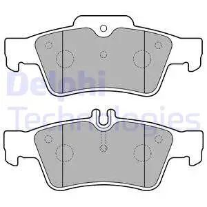 Комплект гальмівних колодок MB (BBDC), MB S-CLASS, MB E-CLASS, DELPHI (LP1868)