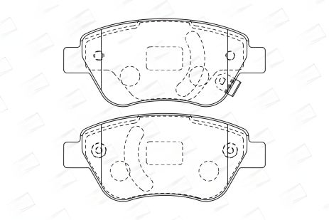 Гальмівні колодки комплект OPEL CORSA, OPEL ADAM, CHAMPION (573204CH) Гальмівні колодки комплект OPEL CORSA, OPEL ADAM, CHAMPION (573204CH)
