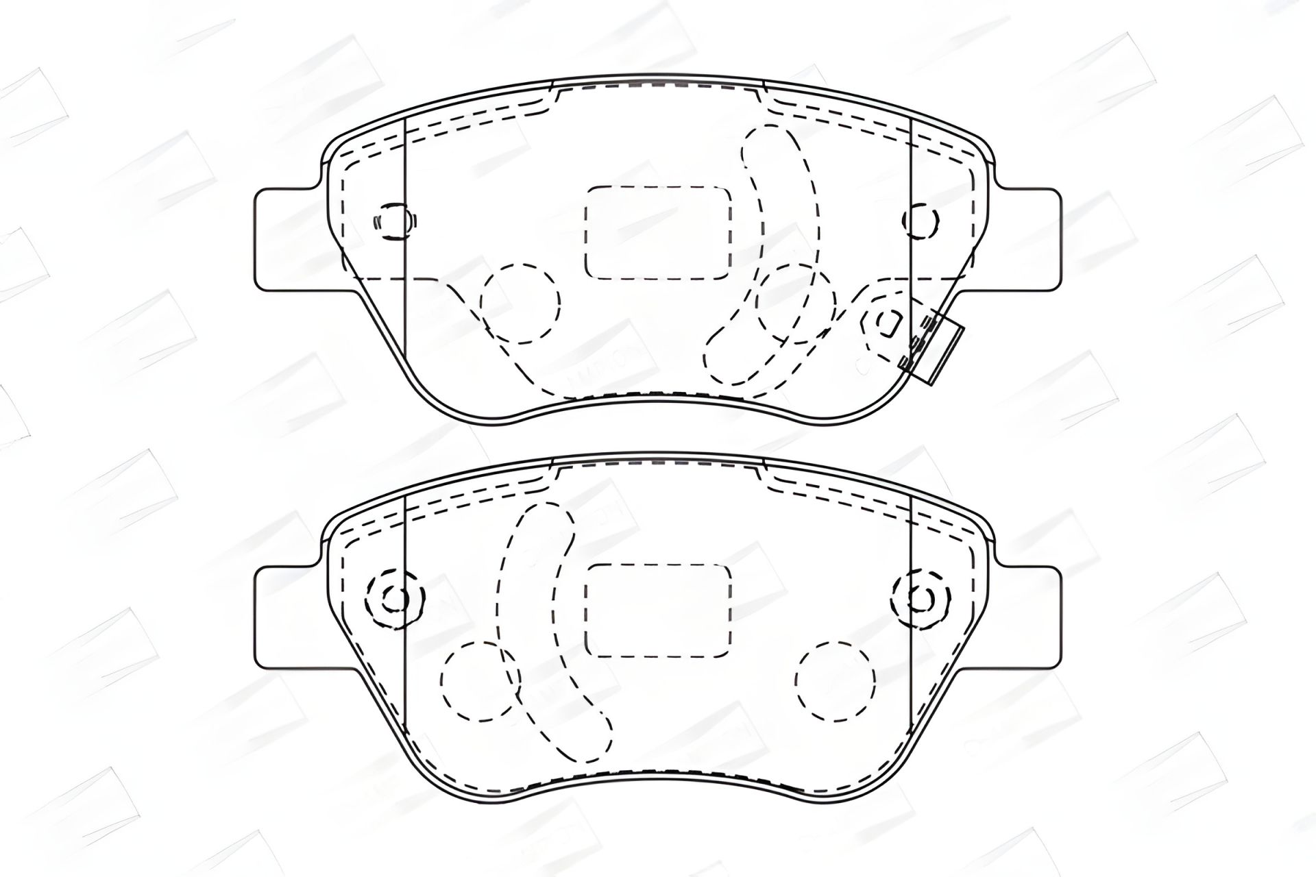 Гальмівні колодки комплект OPEL CORSA, OPEL ADAM, CHAMPION (573204CH) Гальмівні колодки комплект OPEL CORSA, OPEL ADAM, CHAMPION (573204CH)