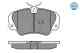 Комплект тормозных колодок OPEL OMEGA, OPEL SENATOR, MEYLE (0252136819)