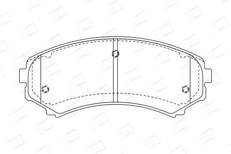 Комплект гальмівних колодок для ISUZU D-MAX, MITSUBISHI PAJERO, MAZDA E-SERIE, CHAMPION (572497CH) Комплект гальмівних колодок для ISUZU D-MAX, MITSUBISHI PAJERO, MAZDA E-SERIE, CHAMPION (572497CH)