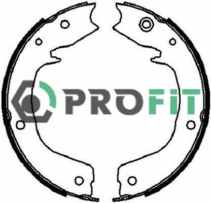 Комплект гальмівних колодок MITSUBISHI PAJERO, PROFIT (50014027)