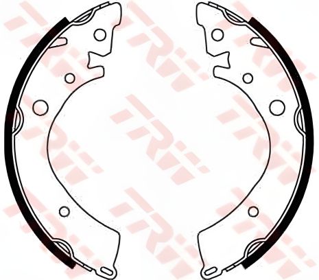 Комплект гальмівних колодок HONDA ACCORD, HONDA HR-V, HONDA CIVIC, TRW (GS8215)