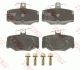 Комплект тормозных колодок MB VIANO, NISSAN ALMERA, NISSAN PRIMERA, TRW (GDB3092)