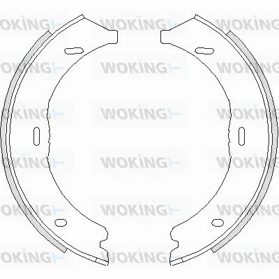 Комплект колодок стояночного тормоза MB VITO, MB V-CLASS, MB VIANO, WOKING (Z474500)