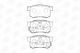 Комплект гальмівних колодок ACURA RDX, HONDA ACCORD, HONDA CR-V, CHAMPION (572544CH)