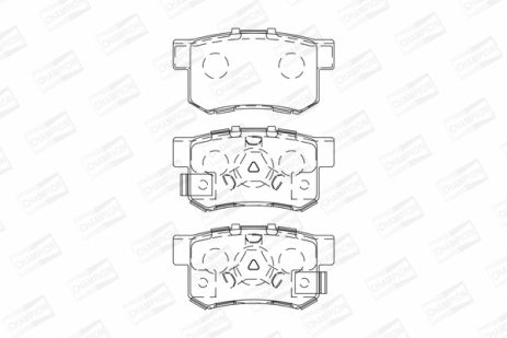 Комплект тормозных колодок ACURA RDX, HONDA ACCORD, HONDA CR-V, CHAMPION (572544CH) Комплект тормозных колодок ACURA RDX, HONDA ACCORD, HONDA CR-V, CHAMPION (572544CH)
