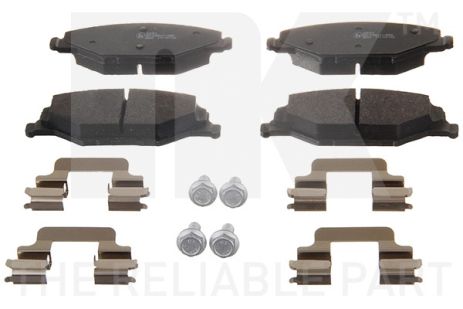 Комплект тормозных колодок VW POLO, SKODA FABIA, NK (224304)