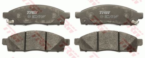 Комплект гальмівних колодок NISSAN (ZHENGZHOU), NISSAN NV200, TRW (GDB3502)