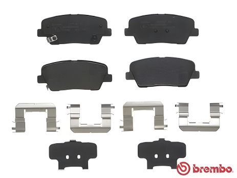 Комплект гальмівних колодок для KIA STINGER, GENESIS G70, HYUNDAI GENESIS, BREMBO (P30081) Комплект гальмівних колодок для KIA STINGER, GENESIS G70, HYUNDAI GENESIS, BREMBO (P30081)