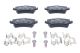 Комплект тормозных колодок LAND ROVER, FORD S-MAX, VOLVO V60, ATE (13046027222)