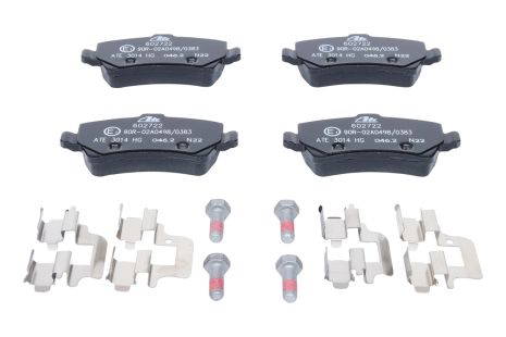 Комплект тормозных колодок LAND ROVER, FORD S-MAX, VOLVO V60, ATE (13046027222)