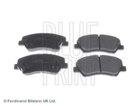 Комплект гальмівних колодок HYUNDAI i20, KIA STONIC, KIA RIO, BLUE PRINT (ADG042153)