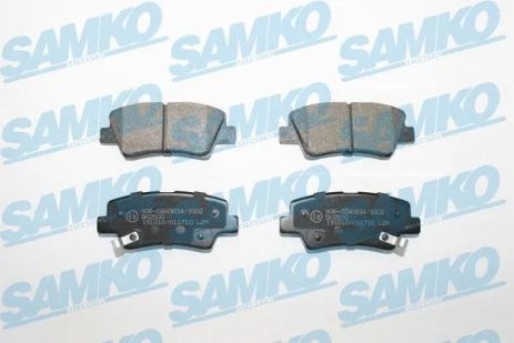 Комплект гальмівних колодок TOYOTA AURIS, KIA NIRO, HYUNDAI i20, SAMKO (5SP1710)