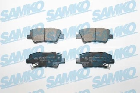 Комплект гальмівних колодок TOYOTA AURIS, KIA NIRO, HYUNDAI i20, SAMKO (5SP1710)