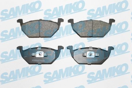 Комплект тормозных колодок AUDI A1, SEAT TOLEDO, SKODA RAPID, SAMKO (5SP730)