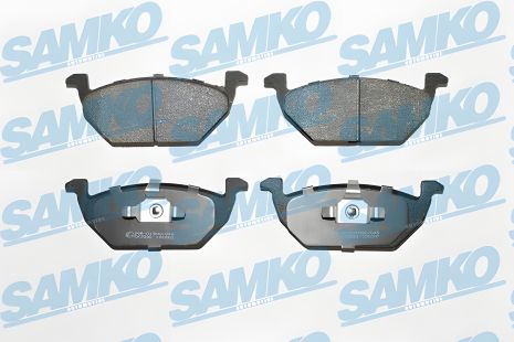 Комплект гальмівних колодок AUDI A1, SEAT TOLEDO, SKODA RAPID, SAMKO (5SP730) Комплект гальмівних колодок AUDI A1, SEAT TOLEDO, SKODA RAPID, SAMKO (5SP730)