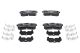 Комплект тормозных колодок KIA SPORTAGE, HYUNDAI ix35, HYUNDAI TUCSON, ATE (13047057802)