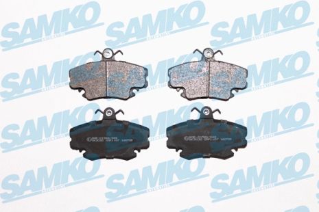 Комплект тормозных колодок ALPINE V6, DACIA LOGAN, PEUGEOT 309, SAMKO (5SP1107)