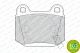 Комплект колодок гальмівних INFINITI FX, NISSAN SKYLINE, SUBARU FORESTER, FERODO (FDB1562)