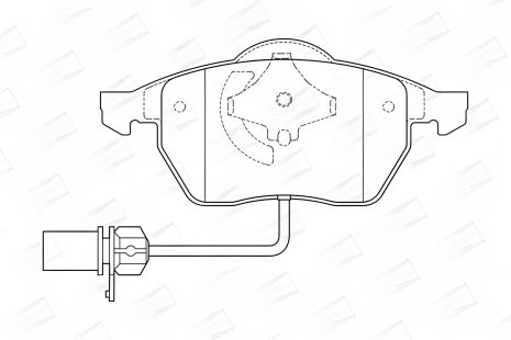 Тормозной комплект для SEAT EXEO, SKODA SUPERB, VW PASSAT от CHAMPION (571982CH)