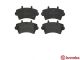 Комплект гальмівних колодок NISSAN INTERSTAR, OPEL MOVANO, RENAULT MASTER, BREMBO (P59039)