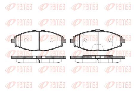 Гальмівні колодки CHERY QQ3, CHANGAN BENNI, CHEVROLET LANOS, REMSA (069600) Гальмівні колодки CHERY QQ3, CHANGAN BENNI, CHEVROLET LANOS, REMSA (069600)