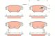 Комплект тормозных колодок CHEVROLET CORSA, OPEL CORSA, OPEL ASTRA, TRW (GDB1471) Комплект тормозных колодок CHEVROLET CORSA, OPEL CORSA, OPEL ASTRA, TRW (GDB1471)
