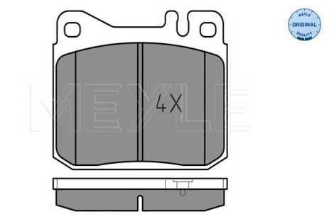 Комплект тормозных колодок MB SL, MB СЕДАН, MB S-CLASS, MEYLE (0252039215)