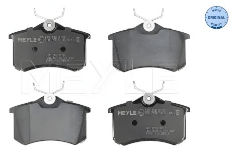 Комплект гальмівних колодок PEUGEOT 405, VW GOLF, SEAT IBIZA, MEYLE (0252096115) Комплект гальмівних колодок PEUGEOT 405, VW GOLF, SEAT IBIZA, MEYLE (0252096115)