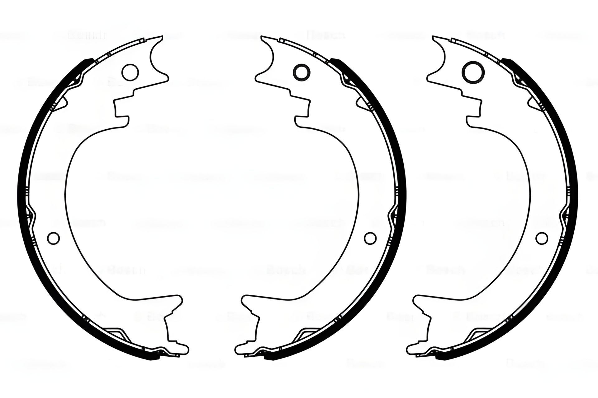 Колодок гальма стоянки комплект MITSUBISHI PAJERO, BOSCH (0986487945) Колодок гальма стоянки комплект MITSUBISHI PAJERO, BOSCH (0986487945)