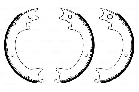 Тормозные колодки для стояночного тормоза MITSUBISHI PAJERO, BOSCH (0986487945) Тормозные колодки для стояночного тормоза MITSUBISHI PAJERO, BOSCH (0986487945)