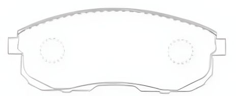 Комплект гальмівних колодок NISSAN TEANA, NISSAN MAXIMA, NISSAN 200, PROFIT (50000691) (Бренд)