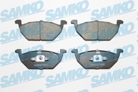 Комплект гальмівних колодок VW POLO, SKODA OCTAVIA, AUDI A3, SAMKO (5SP668)