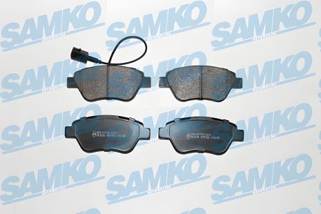 Тормозные колодки комплект LANCIA MUSA, FIAT IDEA, GRANDE, SAMKO (5SP763)