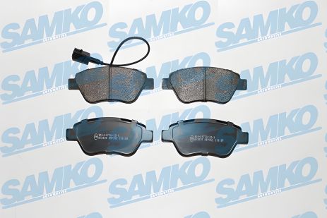 Гальмівних колодок комплект LANCIA MUSA, FIAT IDEA, FIAT GRANDE, SAMKO (5SP763) Гальмівних колодок комплект LANCIA MUSA, FIAT IDEA, FIAT GRANDE, SAMKO (5SP763)