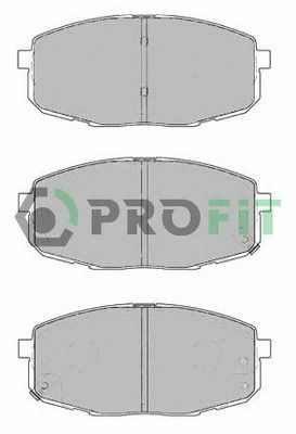Комплект гальмівних колодок HYUNDAI i30, KIA CEE'D, KIA PRO, PROFIT (50001869)