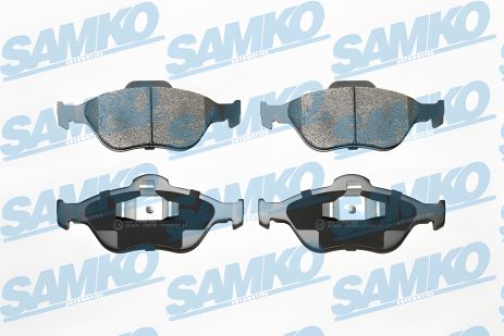 Комплект тормозных колодок для MAZDA 2, FORD FIESTA, FORD FUSION, SAMKO (5SP949) Комплект тормозных колодок для MAZDA 2, FORD FIESTA, FORD FUSION, SAMKO (5SP949)