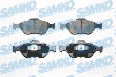 Комплект гальмівних колодок MAZDA 2, FORD FIESTA, FORD FUSION, SAMKO (5SP949), високоефективні Комплект гальмівних колодок MAZDA 2, FORD FIESTA, FORD FUSION, SAMKO (5SP949), високоефективні
