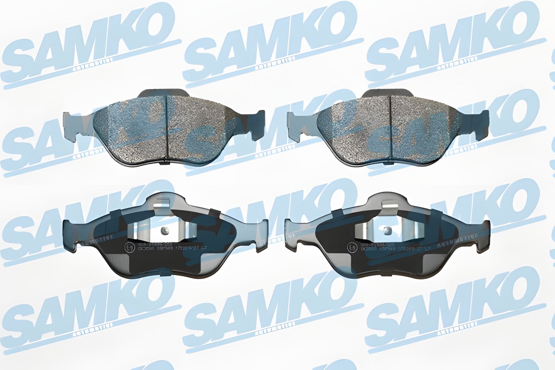 Комплект гальмівних колодок MAZDA 2, FORD FIESTA, FORD FUSION, SAMKO (5SP949), високоефективні Комплект гальмівних колодок MAZDA 2, FORD FIESTA, FORD FUSION, SAMKO (5SP949), високоефективні