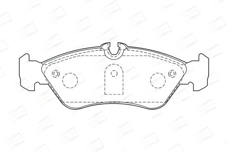 Комплект тормозных колодок для VW LT, MB SPRINTER и MB G-CLASS - CHAMPION (573191CH) Комплект тормозных колодок для VW LT, MB SPRINTER и MB G-CLASS - CHAMPION (573191CH)