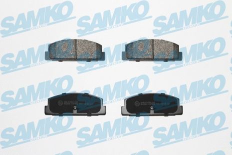 Комплект тормозных колодок MAZDA 6, MAZDA PREMACY, MAZDA 626, SAMKO (5SP876)