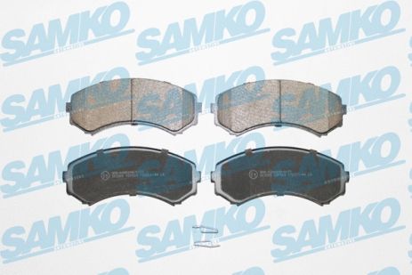 Комплект тормозных колодок MITSUBISHI PAJERO, MAZDA E-SERIE, MITSUBISHI GRANDIS, SAMKO (5SP569)