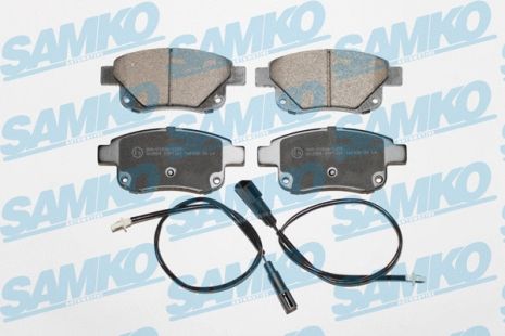 Комплект гальмівних колодок FORD TRANSIT, SAMKO (5SP1261)
