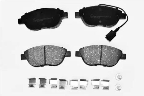 Комплект тормозных колодок OPEL COMBO, FIAT PUNTO, FIAT DOBLO, ASAM (74509)
