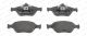 Гальмівних колодок комплект MAZDA 2, FORD KA, FORD FIESTA, FERODO (FDB1394W)